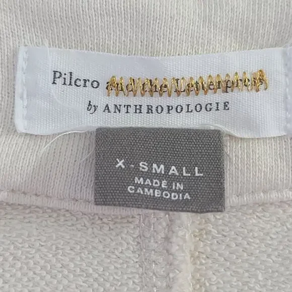 Anthropologie Pilcro and the Letterpress Dona Tunic ladies sweater Ivory Size XS - Picture 11 of 12